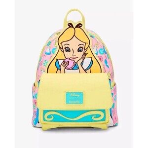Loungefly Disney Alice in Wonderland Alice Cookies Mini Backpack
